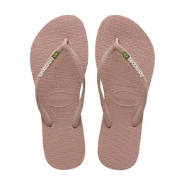 Havaianas: Розовые шлёпанцы 