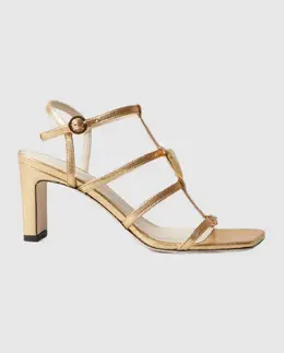 Claudie Pierlot: Золотые босоножки 