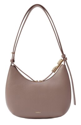 Furla: Бежевая сумка 