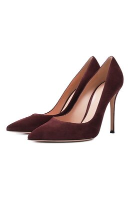 Gianvito Rossi: Бордовые туфли  Gianvito 105