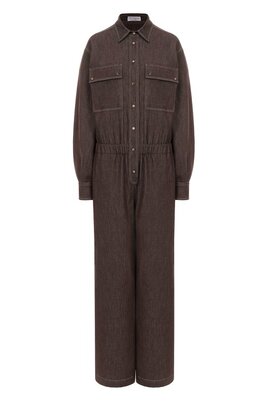 Brunello Cucinelli: Джинсовый комбинезон 