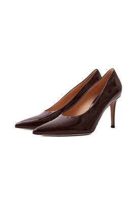 Gianvito Rossi: Бордовые туфли  Gianvito 85