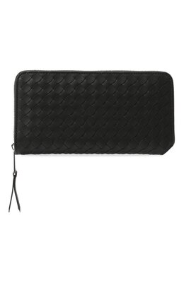Bottega Veneta: Зелёный кошелёк 