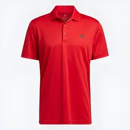 adidas: Красное поло 
