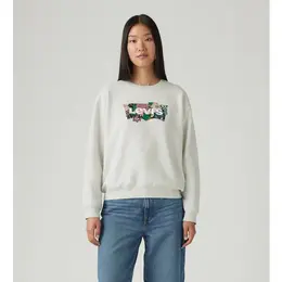 Levi's: Серый свитшот 