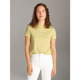Calvin Klein Jeans: Зелёная футболка 