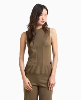 Armani Exchange: Трикотажный топ 