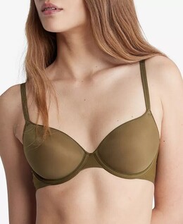 Calvin Klein: Зелёный бюстгальтер 