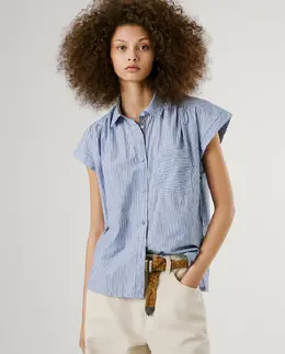 Pepe Jeans: Рубашка в полоску 