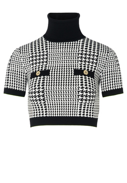 ELISABETTA FRANCHI: Чёрная футболка 