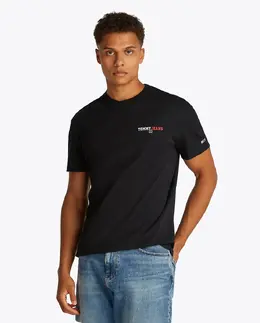 Tommy Jeans: Чёрная футболка 