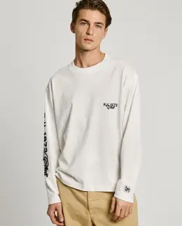 Pepe Jeans: Футболка с принтом 