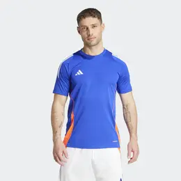 Adidas: Синяя футболка  Tiro