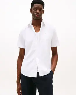 Tommy Hilfiger: Однотонная рубашка 