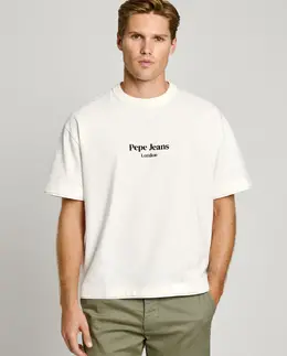 Pepe Jeans: Футболка с принтом 