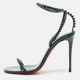 Christian Louboutin: Зелёные сандалии 