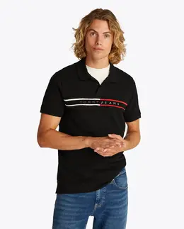 Tommy Jeans: Чёрная рубашка 