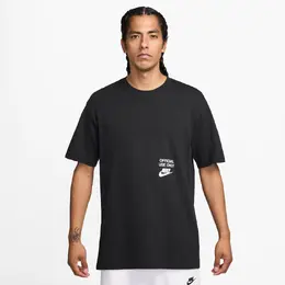 Nike: Чёрная футболка  Sportswear