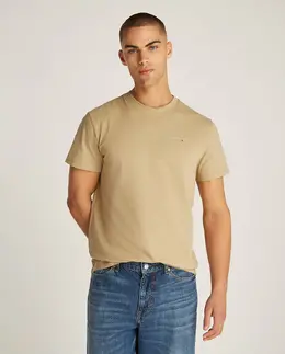Tommy Jeans: Жёлтая футболка 