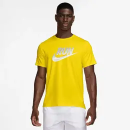 Nike: Жёлтая футболка 