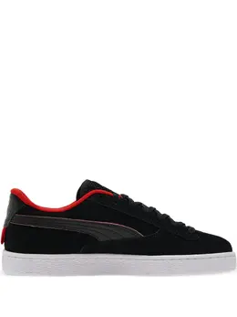 PUMA: Чёрные кроссовки  Suede