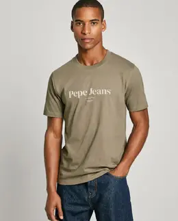 Pepe Jeans: Тёмная футболка 