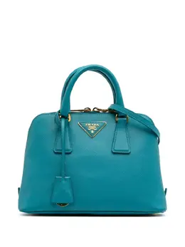 Prada Pre-Owned: Голубая сумка 