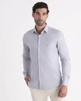 Calvin Klein: Синяя рубашка 