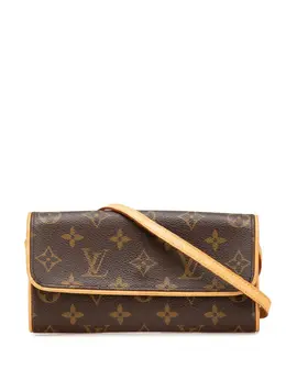 Louis Vuitton Pre-Owned: Коричневая сумка через плечо 