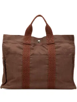 Hermès Pre-Owned: Коричневая сумка-шоппер 