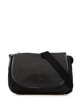 Fendi Pre-Owned: Чёрная сумка через плечо 