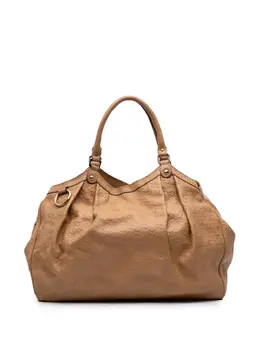 Gucci Pre-Owned: Коричневая сумка-шоппер 