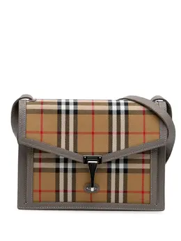 Burberry Pre-Owned: Коричневая сумка через плечо 