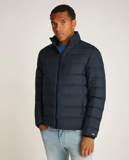 Tommy Jeans: Тёмный пуховик 