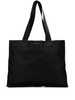 Prada Pre-Owned: Чёрная сумка-шоппер 