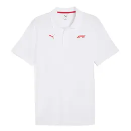 PUMA: Белое поло  Ess