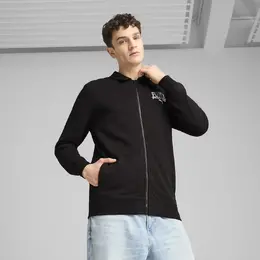 PUMA: Чёрная куртка 