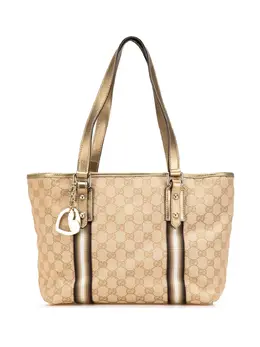Gucci Pre-Owned: Коричневая сумка-шоппер 