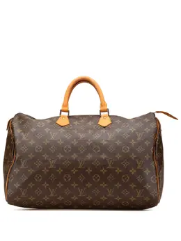 Louis Vuitton Pre-Owned: Коричневая сумка 