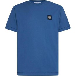 Stone Island: Синяя футболка 