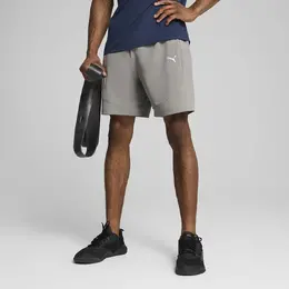 PUMA: Серые шорты 