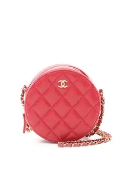 CHANEL Pre-Owned: Красный клатч 