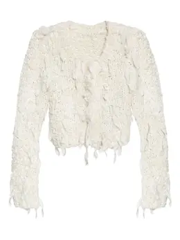 LoveShackFancy: Белый кардиган 