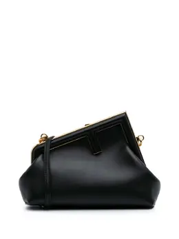 Fendi Pre-Owned: Чёрная сумка через плечо 