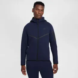 Nike: Синяя толстовка  Tech