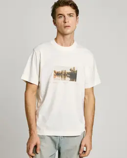 Pepe Jeans: Белая футболка 