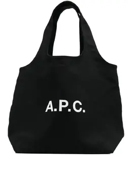 A.P.C.: Сумка-шоппер с принтом 