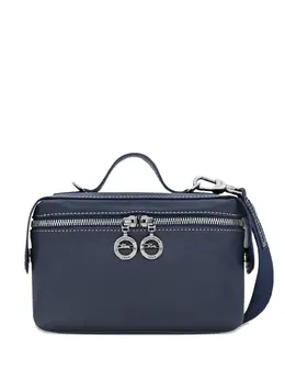 Longchamp: Синяя сумка 