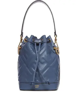 FENDI: Голубая сумка  Mon Tresor
