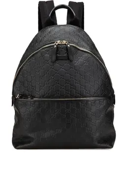 Gucci Pre-Owned: Чёрный рюкзак 